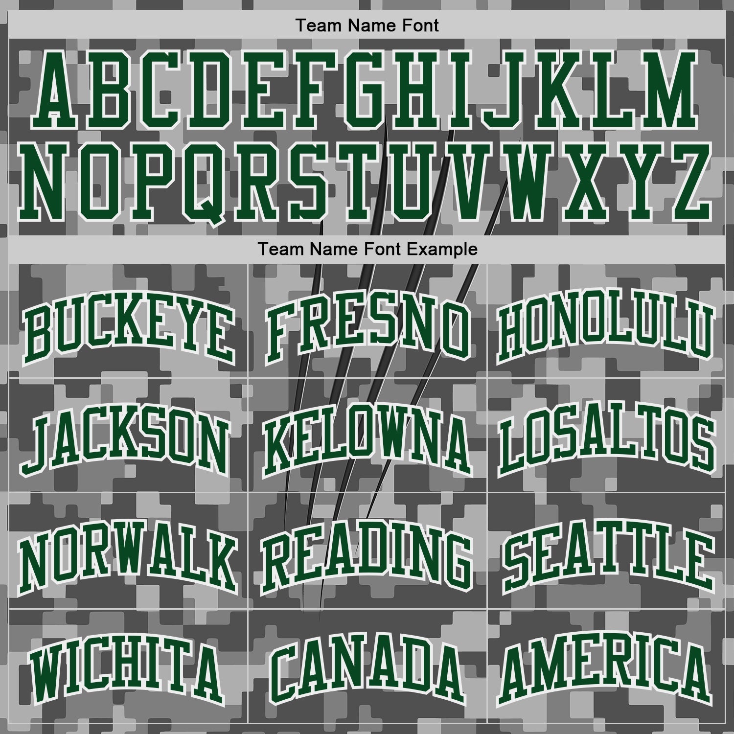 Custom Camo Green-White Digital Camouflage Claw Round Neck Sublimation Salute To Service Basketball Uniform Jersey