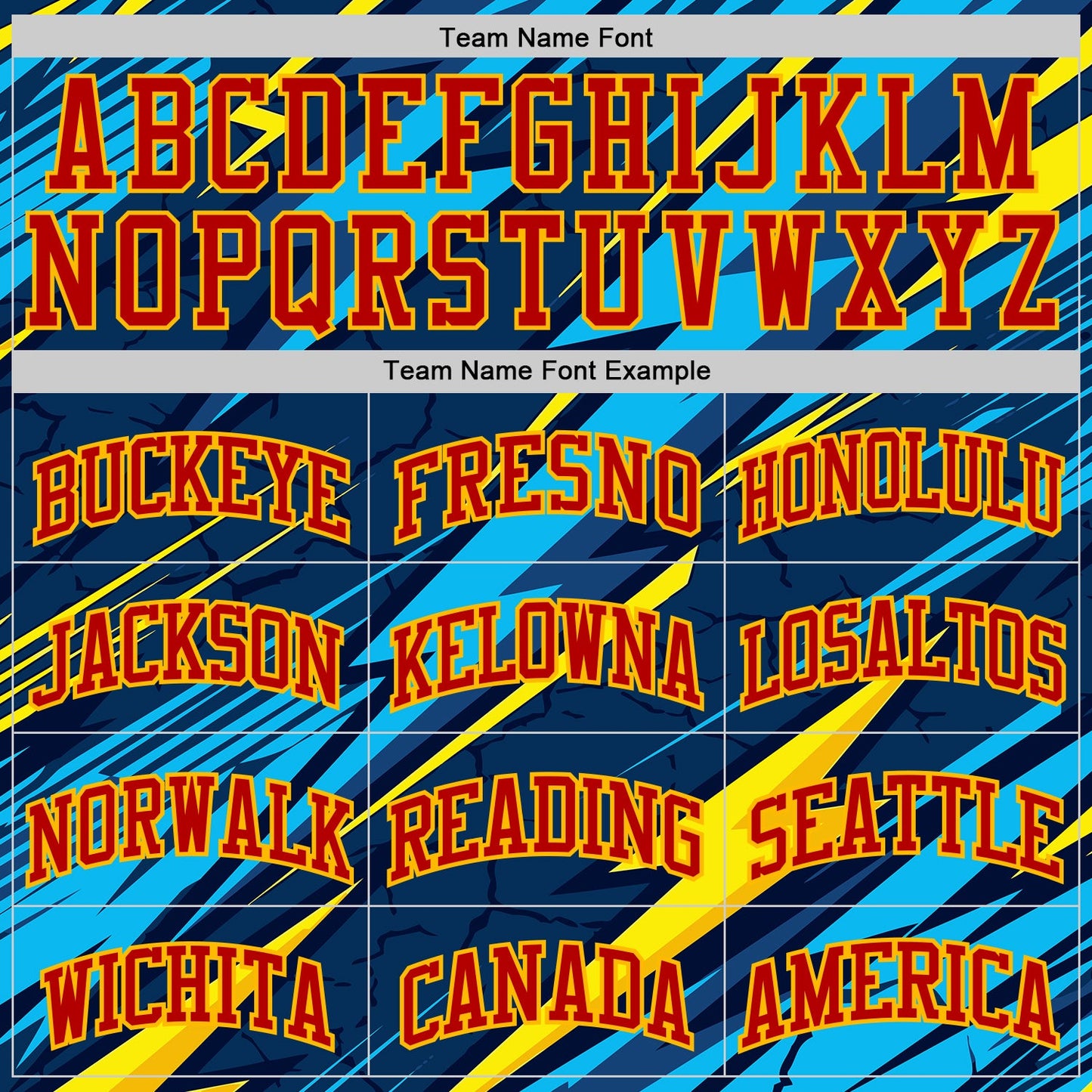 Custom Blue Red-Gold Abstract Lightning Round Neck Sublimation Basketball Uniform Jersey