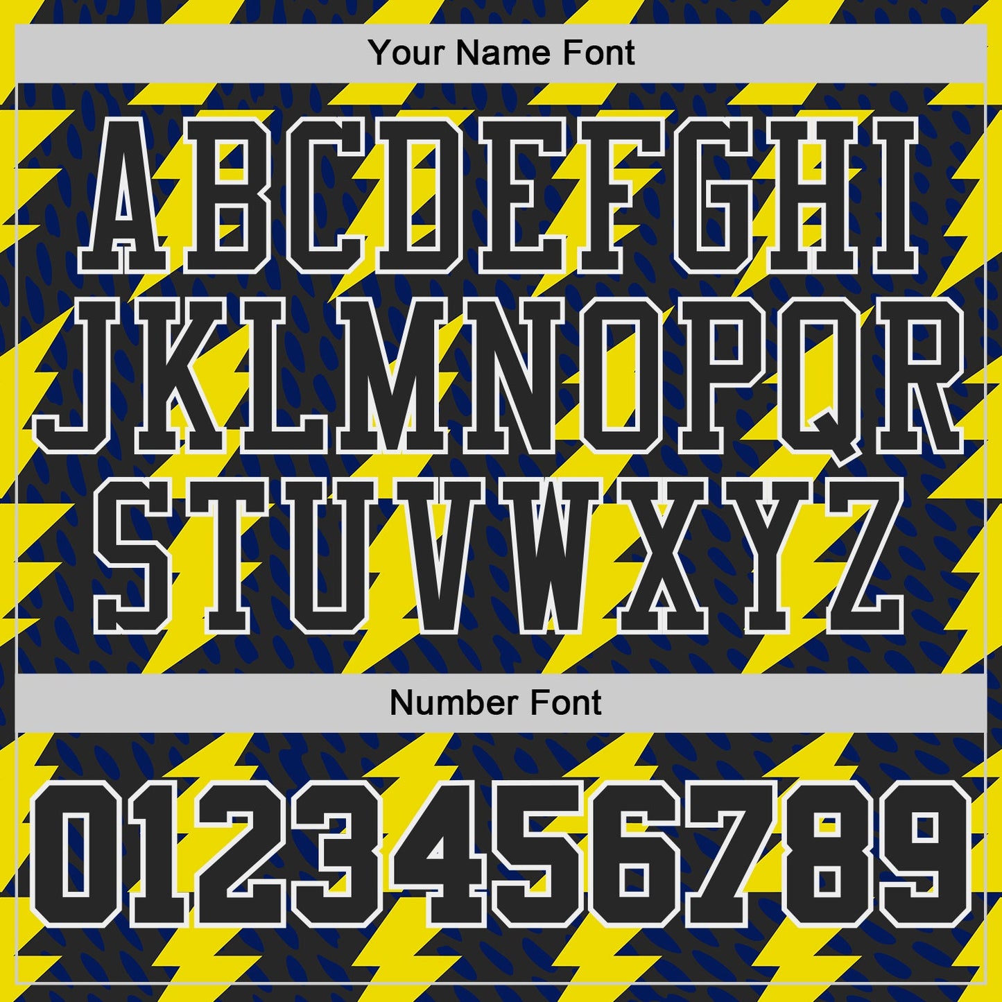 Custom Black Yellow-White Abstract Lightning Round Neck Sublimation Basketball Uniform Jersey