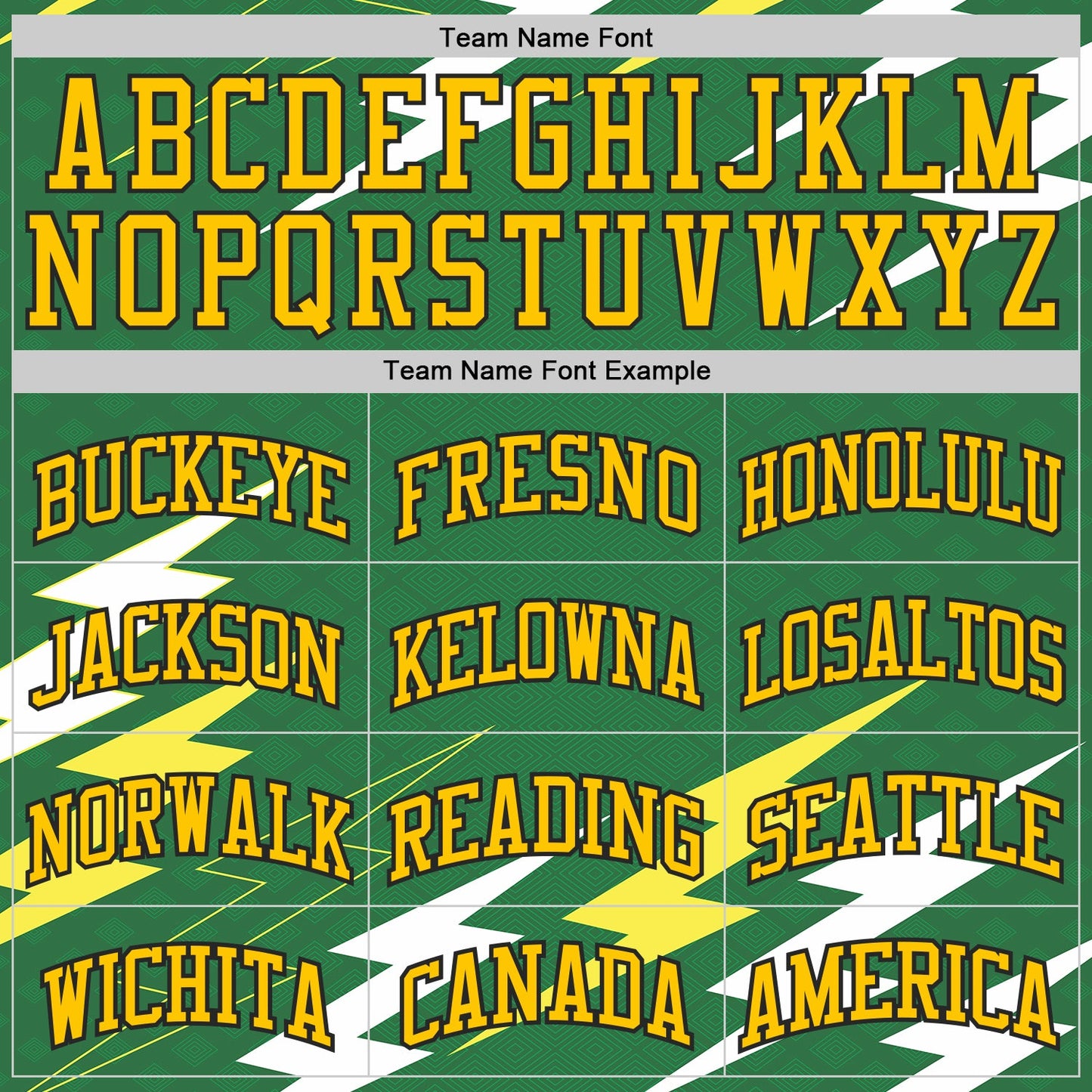 Custom Green Yellow-Black Abstract Lightning Round Neck Sublimation Basketball Uniform Jersey