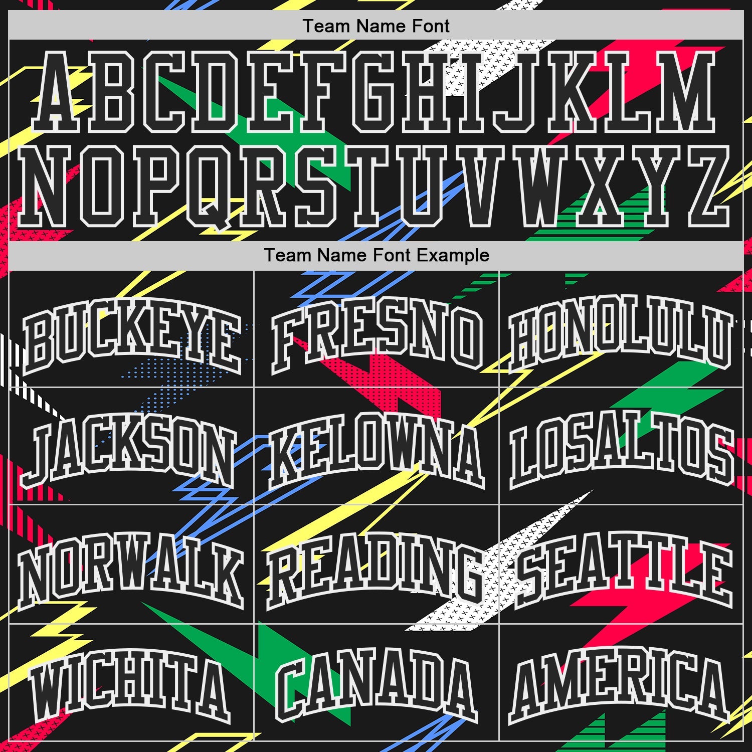 Custom Black Green Blue Red-White Geometric Lightning Round Neck Sublimation Basketball Uniform Jersey