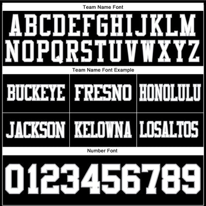 Custom Black White-Gray Authentic Football Jersey