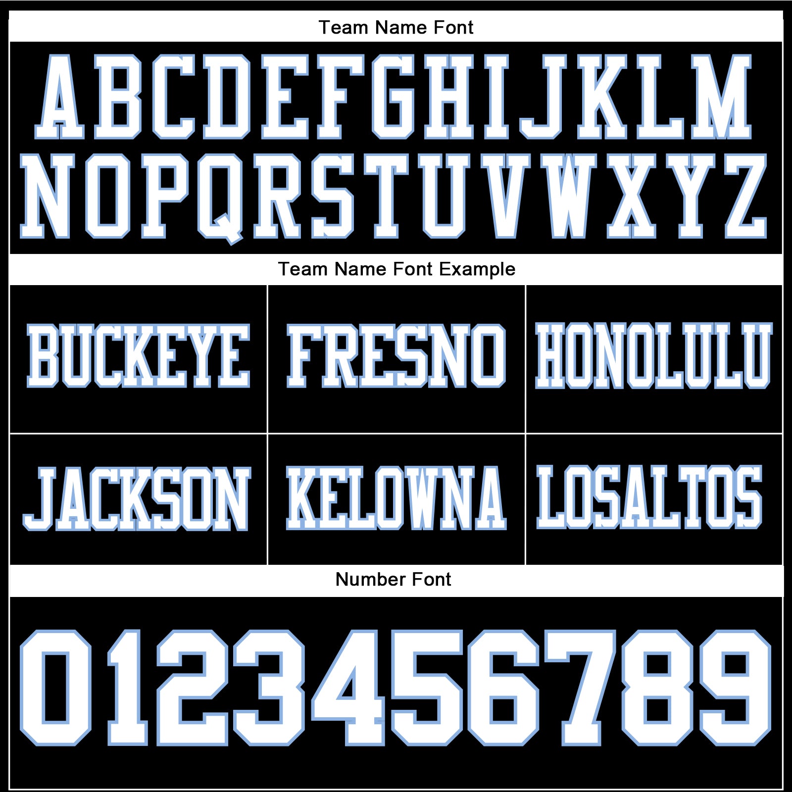 Custom Black White-Light Blue Authentic Football Jersey