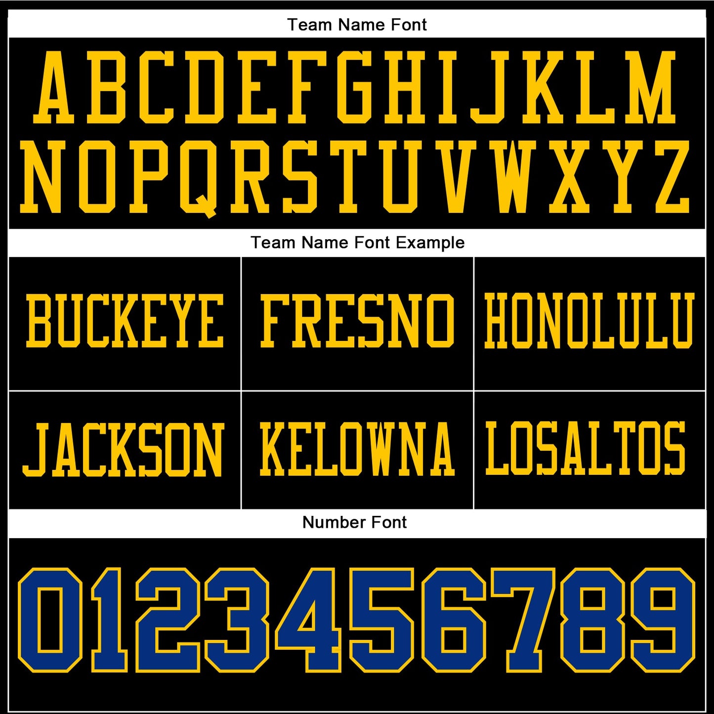 Custom Black Royal-Yellow Authentic Football Jersey