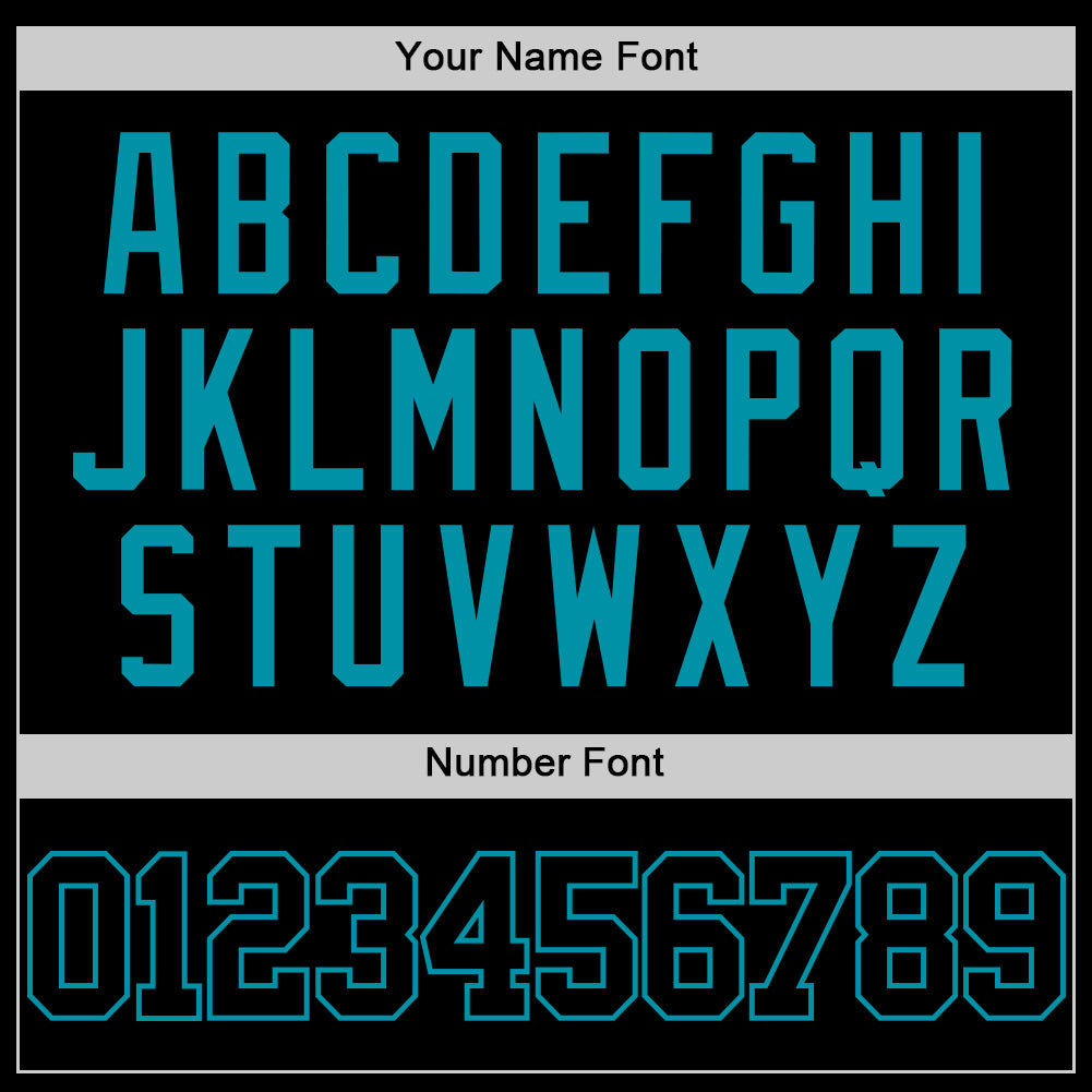 Custom Black Teal Authentic Basketball Jersey