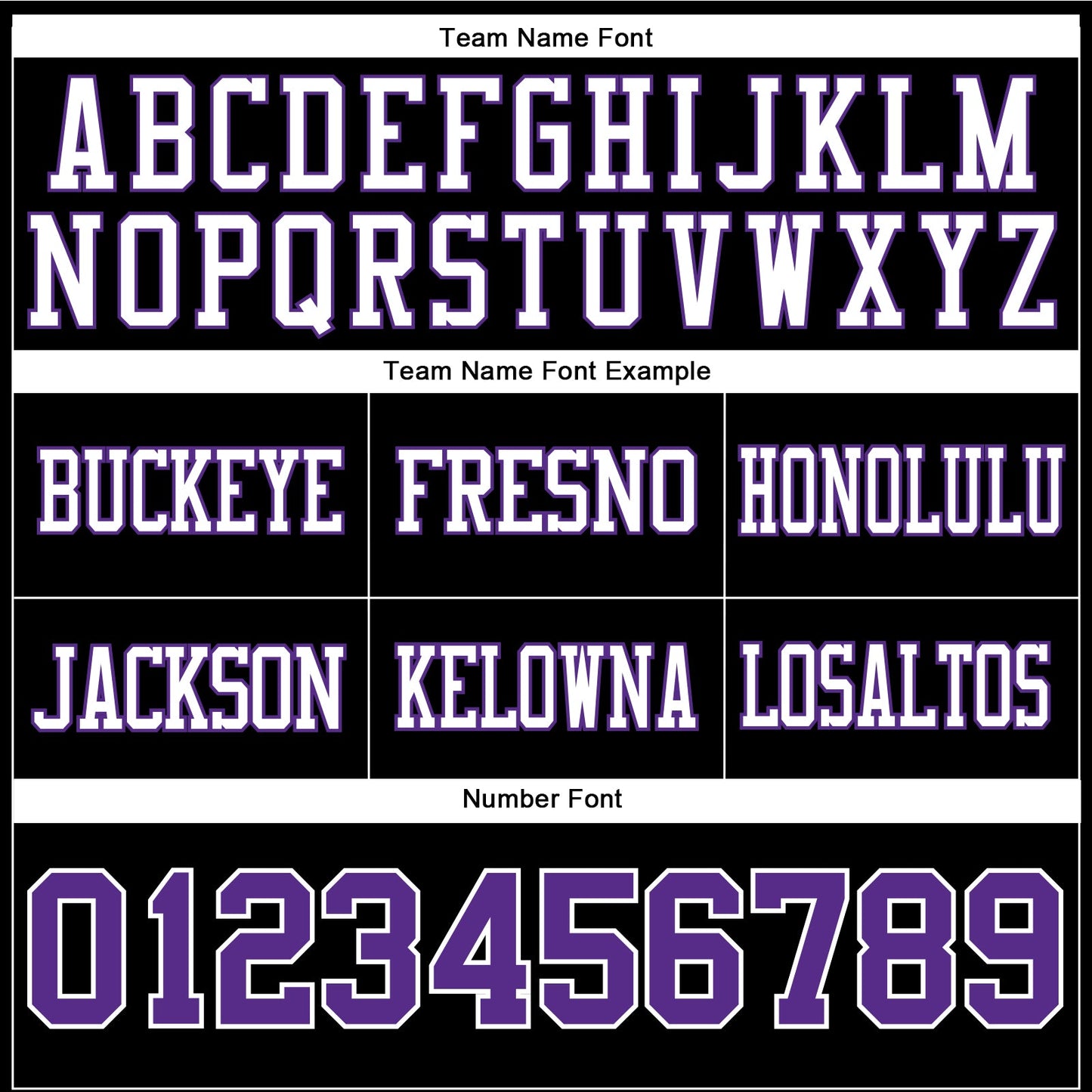 Custom Black Purple-White Authentic Football Jersey