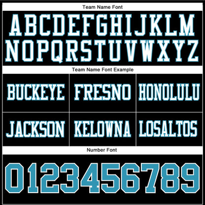 Custom Black Panther Blue-White Authentic Football Jersey
