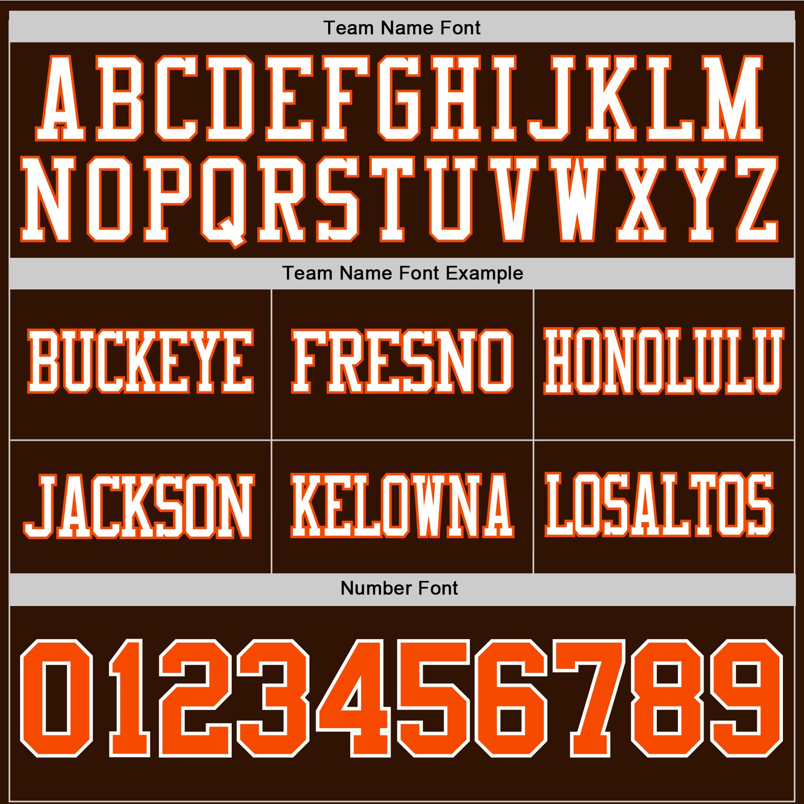Custom Brown Orange-White Authentic Football Jersey