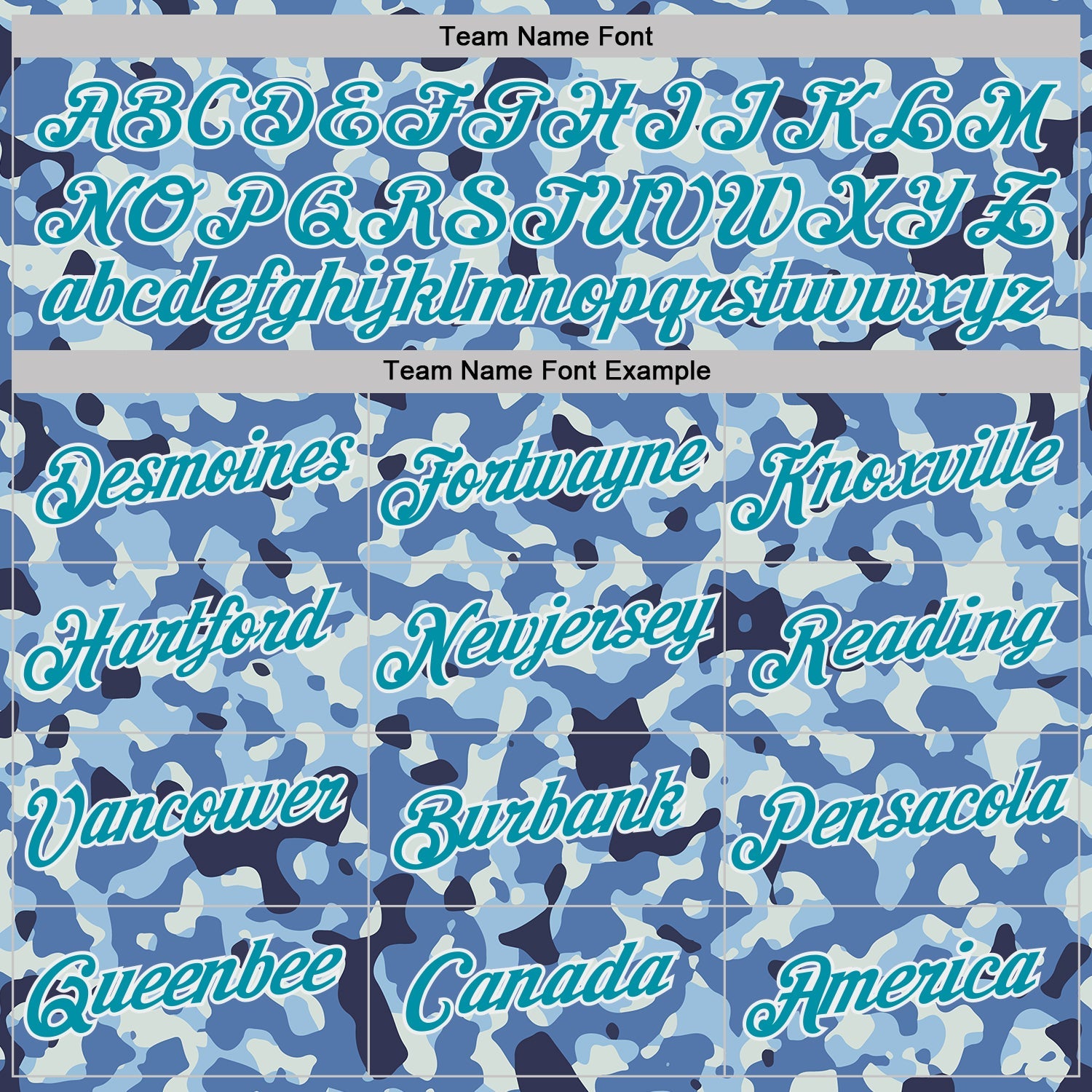 Custom Camo Teal-White Ocean Digital Camouflage Pixel Salute To Service Performance T-Shirt