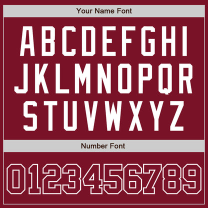 Custom Crimson Crimson-White Authentic Baseball Jersey