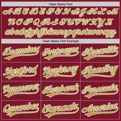 Custom Stitched Crimson Old Gold-White Baseball Pullover Sweatshirt Hoodie