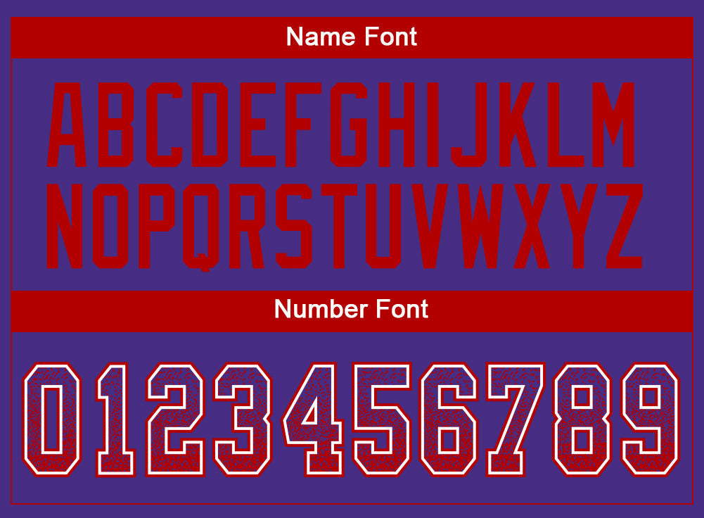 Custom Purple Red-White Drift Fashion Football Jersey