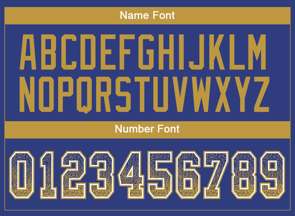 Custom Royal Old Gold-White Drift Fashion Football Jersey