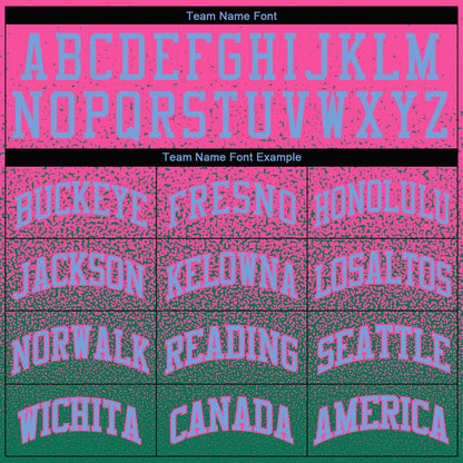 Custom Stitched Pink Kelly Green Fade Fashion Sports Pullover Sweatshirt Hoodie