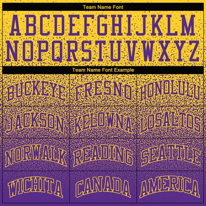 Custom Stitched Gold Purple Fade Fashion Sports Pullover Sweatshirt Hoodie