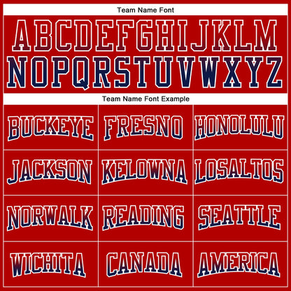Custom Stitched Red Navy-White Fade Fashion Arrow Sports Pullover Sweatshirt Hoodie