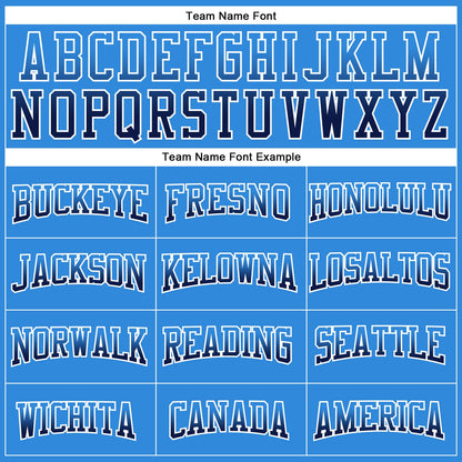 Custom Stitched Powder Blue Navy-White Fade Fashion Arrow Sports Pullover Sweatshirt Hoodie