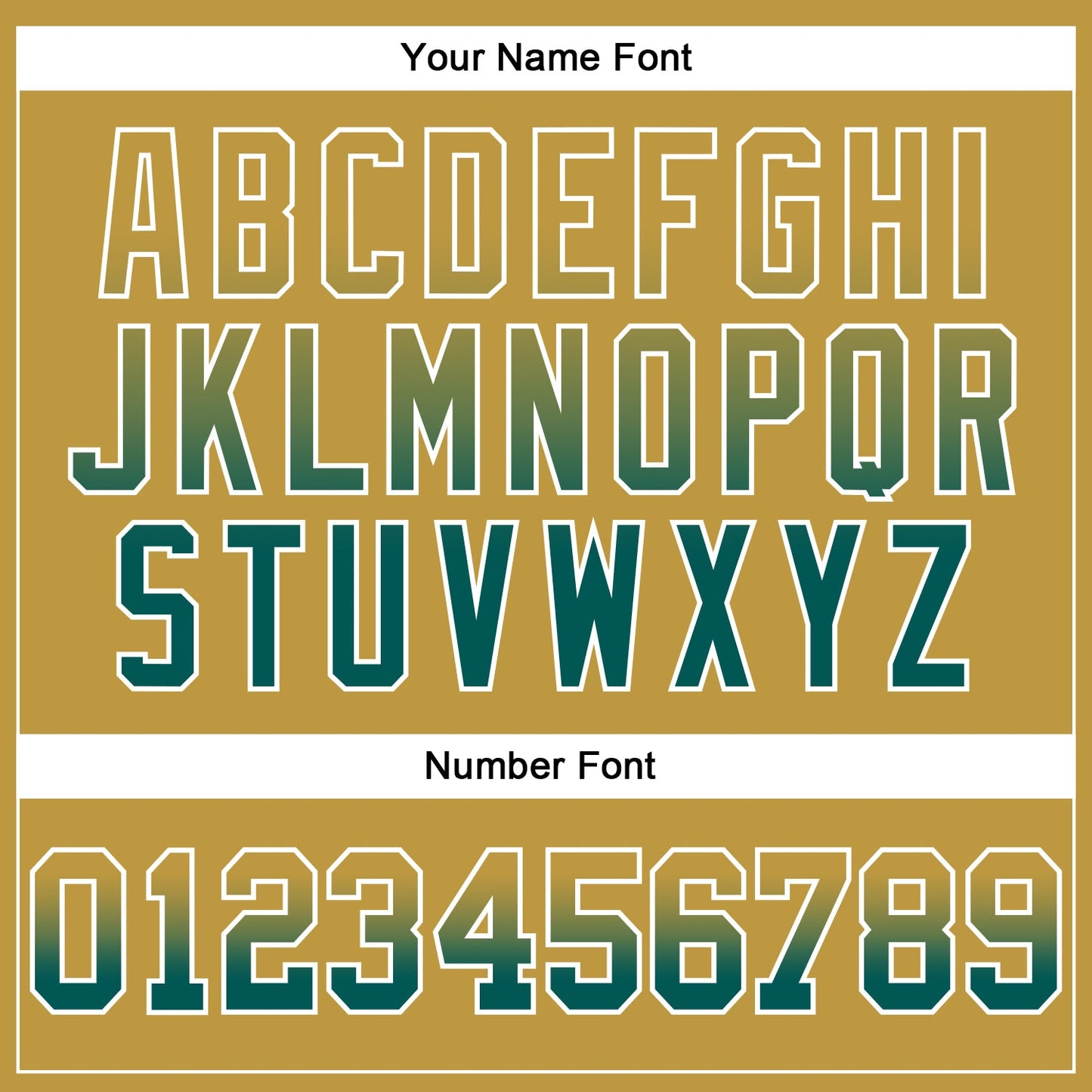 Custom Stitched Old Gold Midnight Green-White Fade Fashion Arrow Sports Pullover Sweatshirt Hoodie
