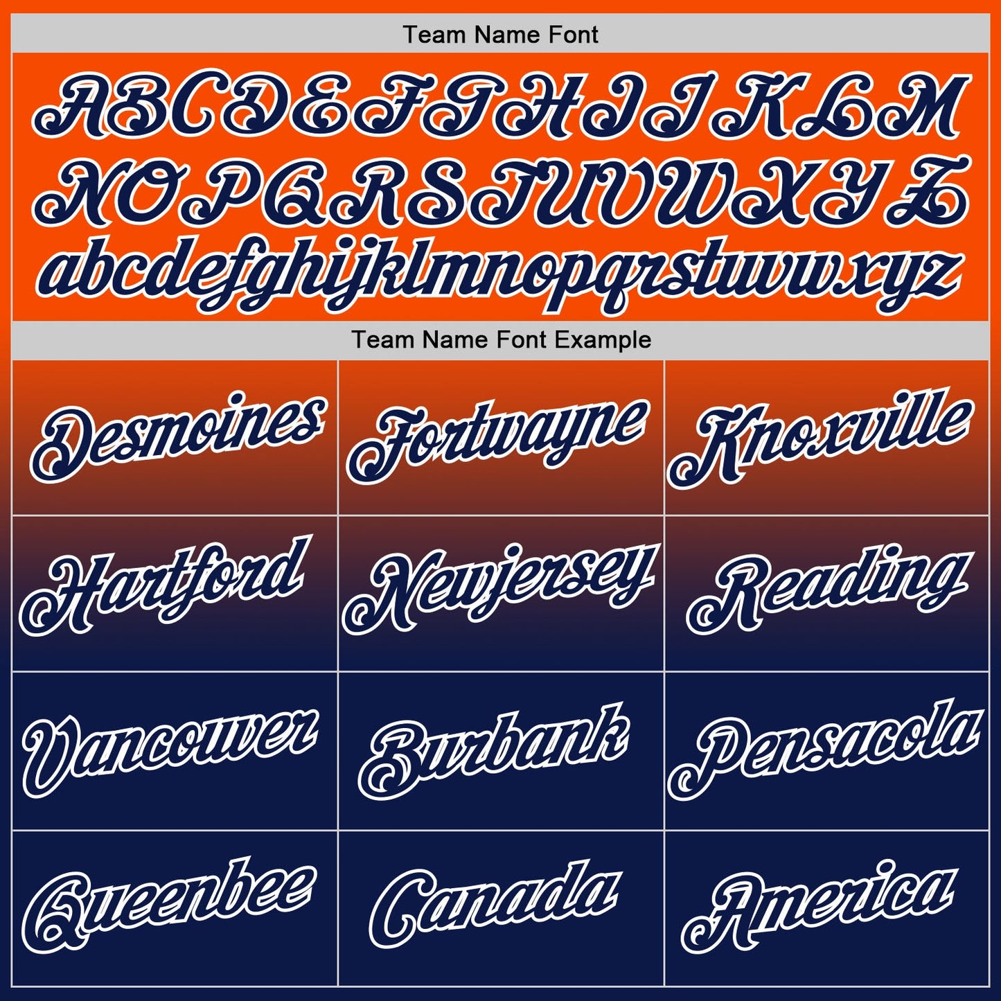 Custom Orange Navy-White Fade Fashion Performance T-Shirt