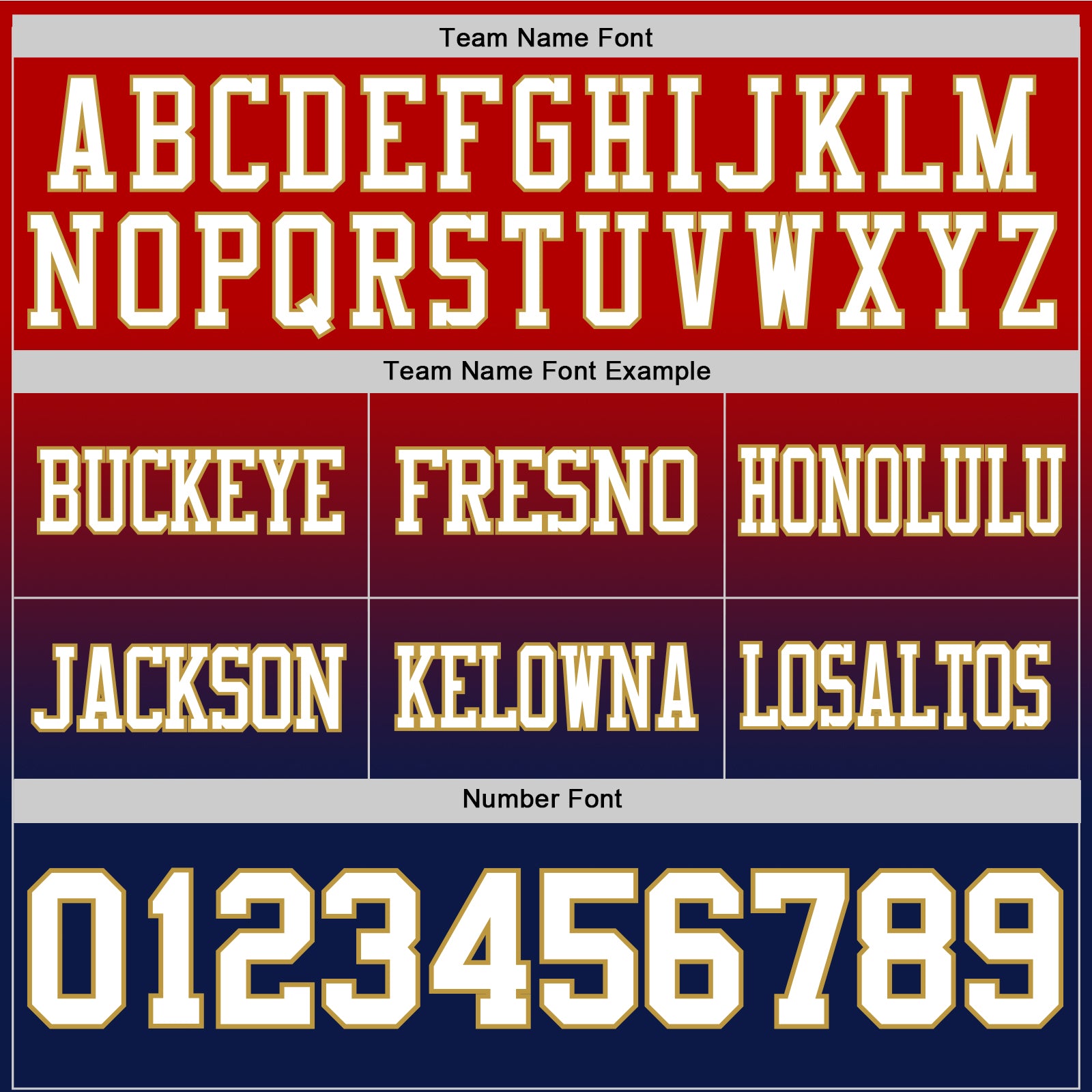 Custom Red White Navy-Old Gold Authentic Fade Fashion Football Jersey