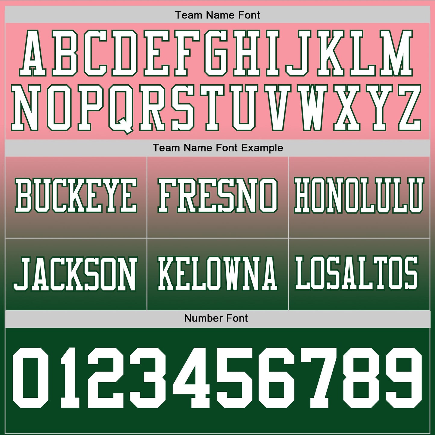 Custom Medium Pink White-Green Authentic Fade Fashion Football Jersey