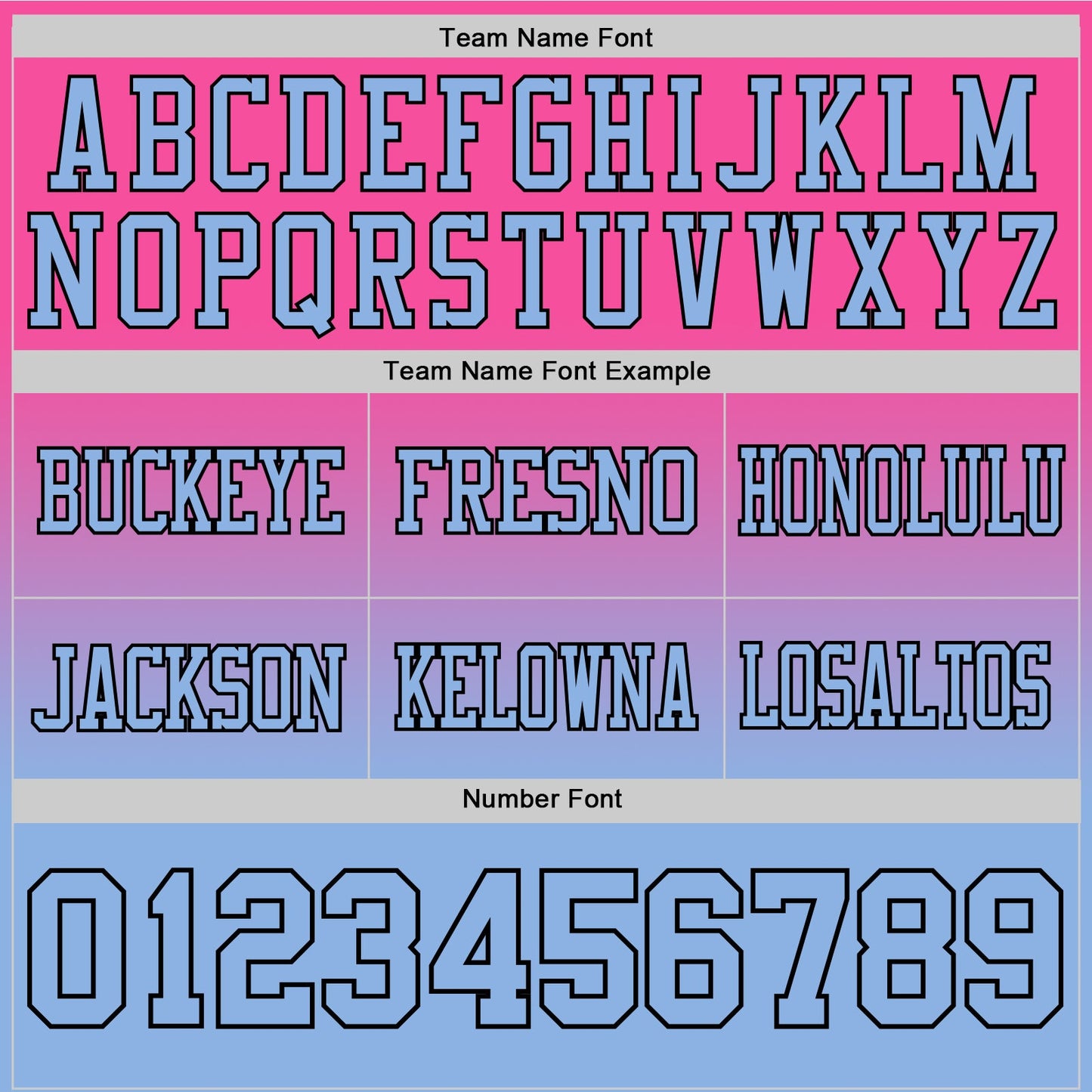 Custom Pink Light Blue-Black Authentic Fade Fashion Football Jersey