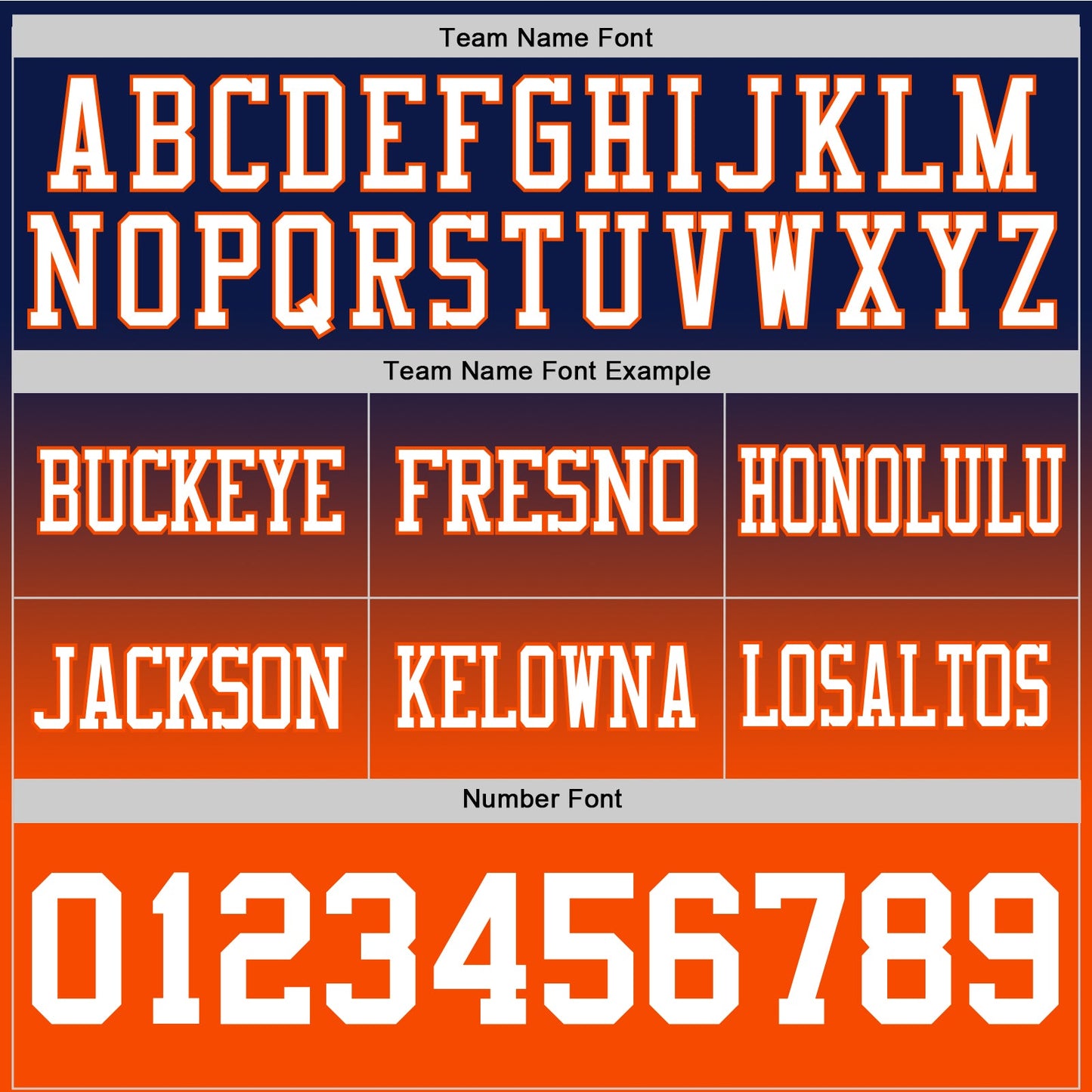 Custom Navy White-Orange Authentic Fade Fashion Football Jersey