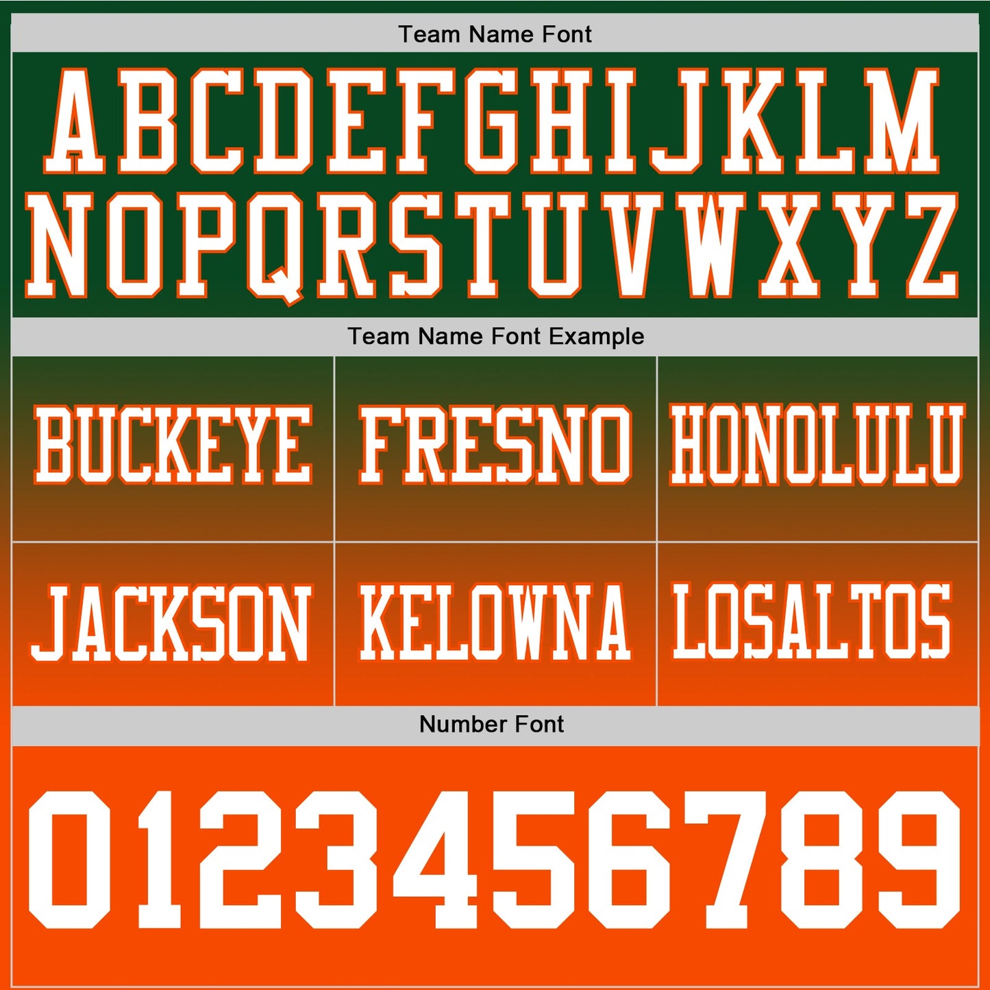 Custom Green White-Orange Authentic Fade Fashion Football Jersey