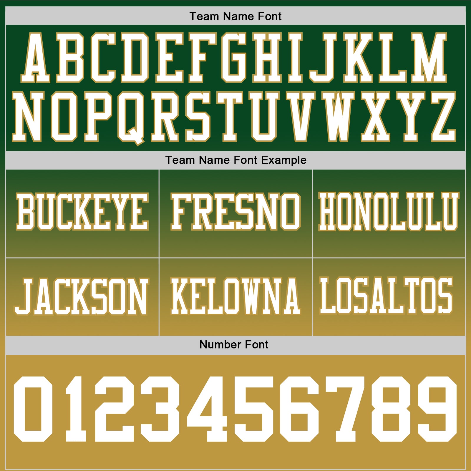 Custom Green White-Old Gold Authentic Fade Fashion Football Jersey