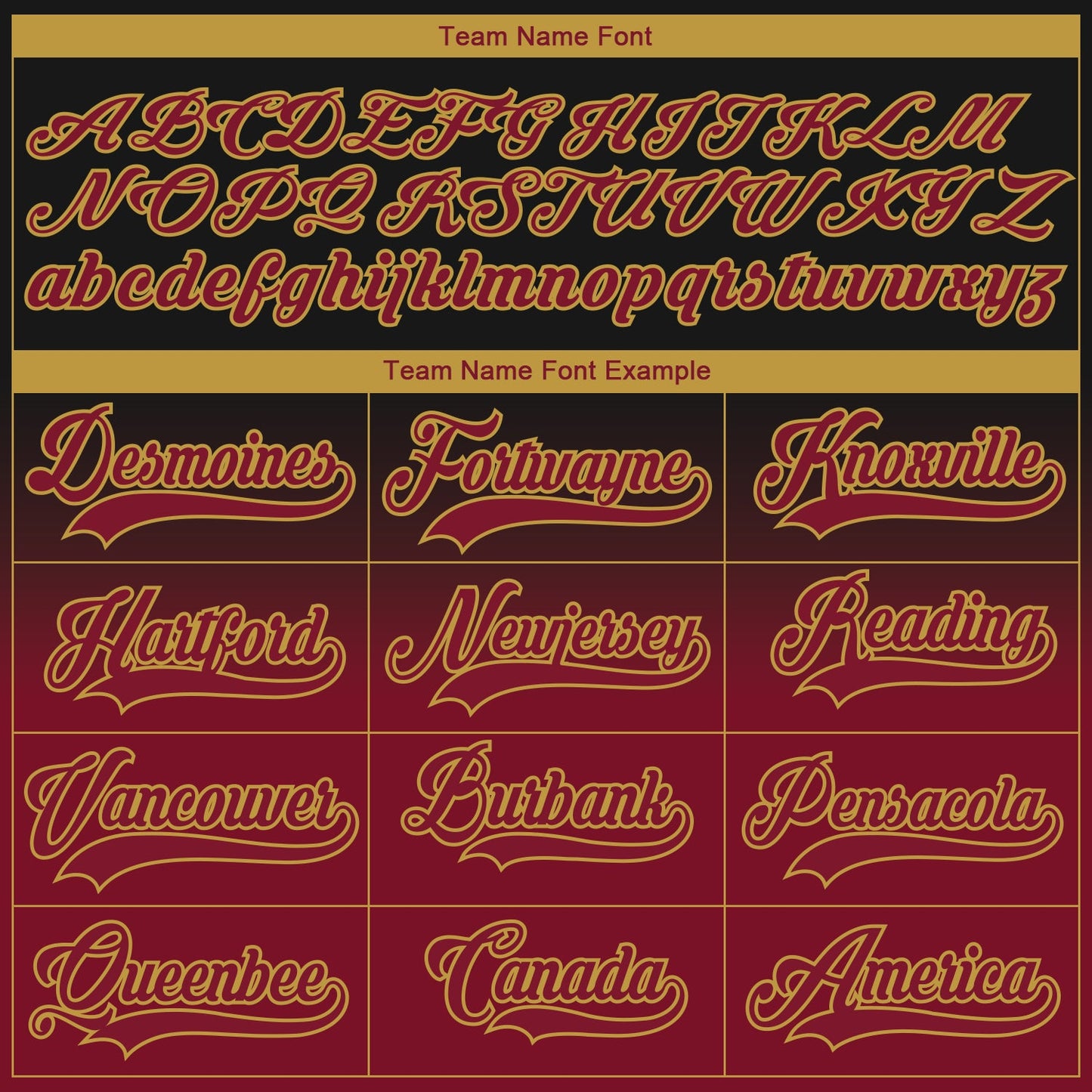 Custom Black Crimson-Old Gold Fade Fashion Hockey Lace Neck Jersey