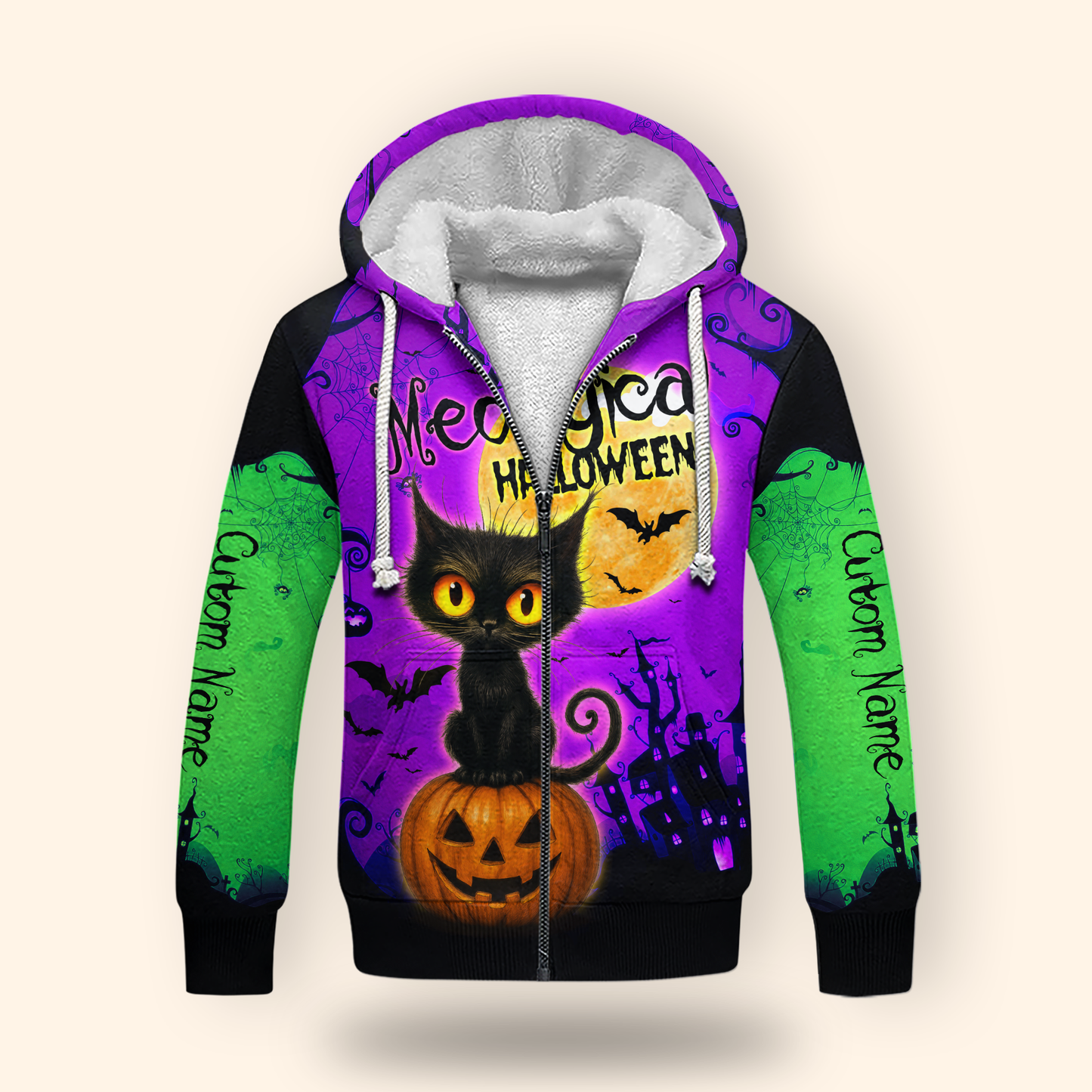Personalized "Meowgical Halloween" Black Cat shirt