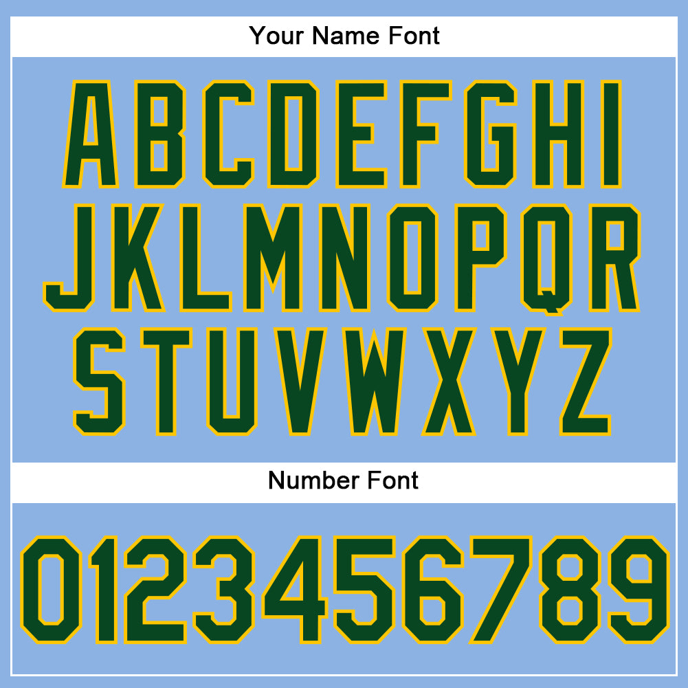 Custom Light Blue Green-Yellow Performance Vapor Golf Polo Shirt