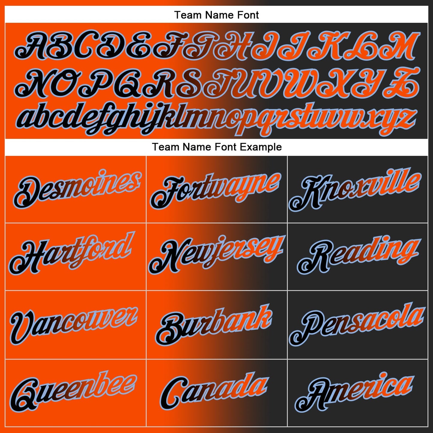 Custom Stitched Black Orange-Light Blue Gradient Fashion Sports Pullover Sweatshirt Hoodie