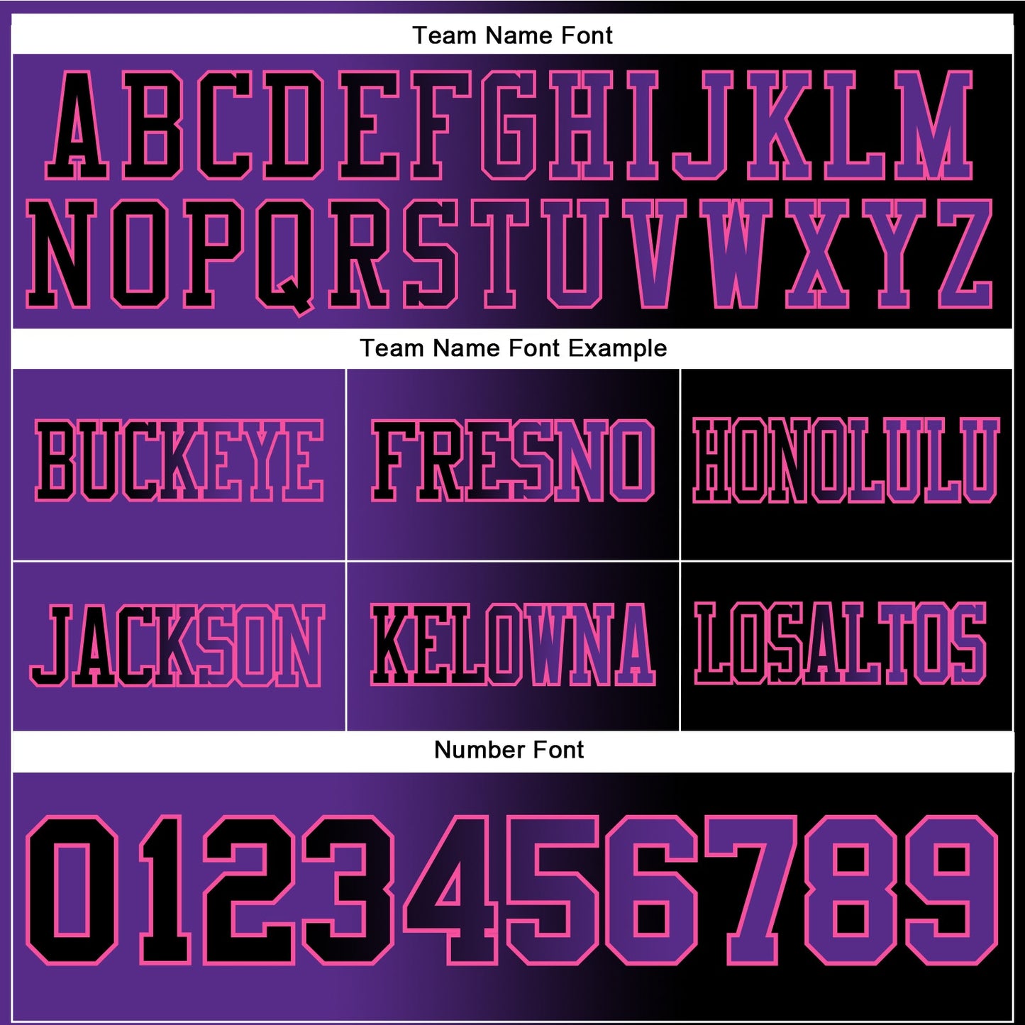 Custom Black Purple-Pink Authentic Gradient Fashion Football Jersey