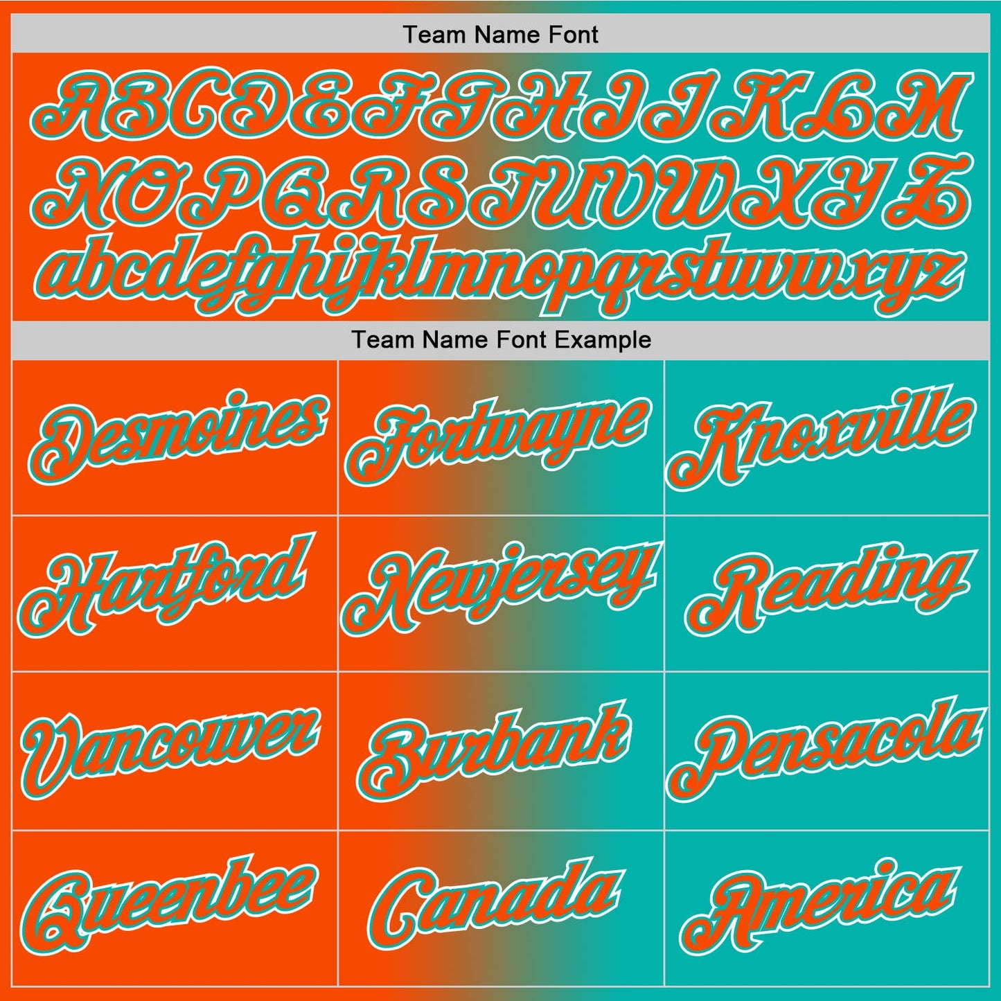 Custom Aqua Orange-White Gradient Fashion Performance T-Shirt