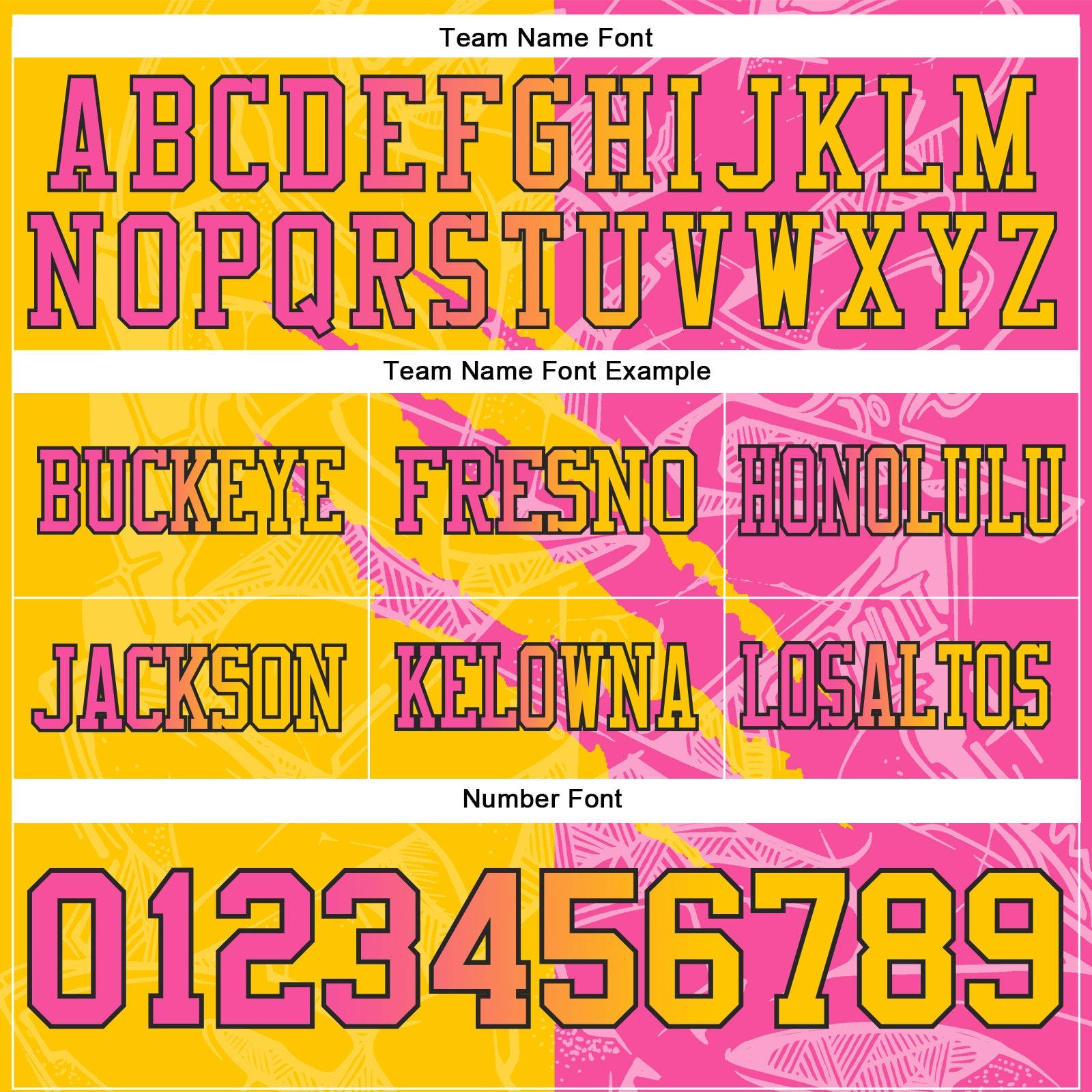 Custom Yellow Pink-Black Authentic Gradient Fashion Scratch Football Jersey