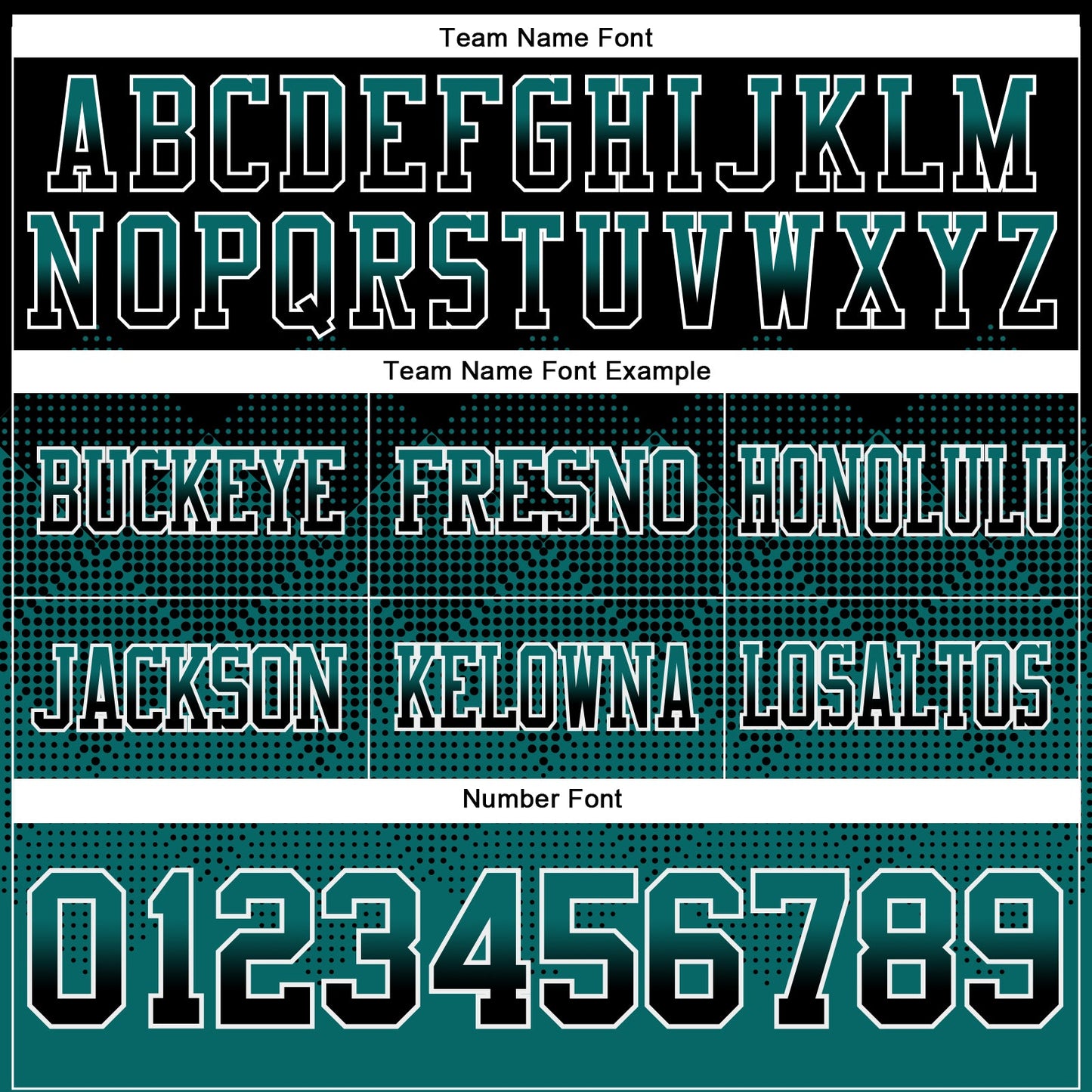 Custom Black Teal-White Authentic Gradient Square Shape 7V7 Flag Football Jersey