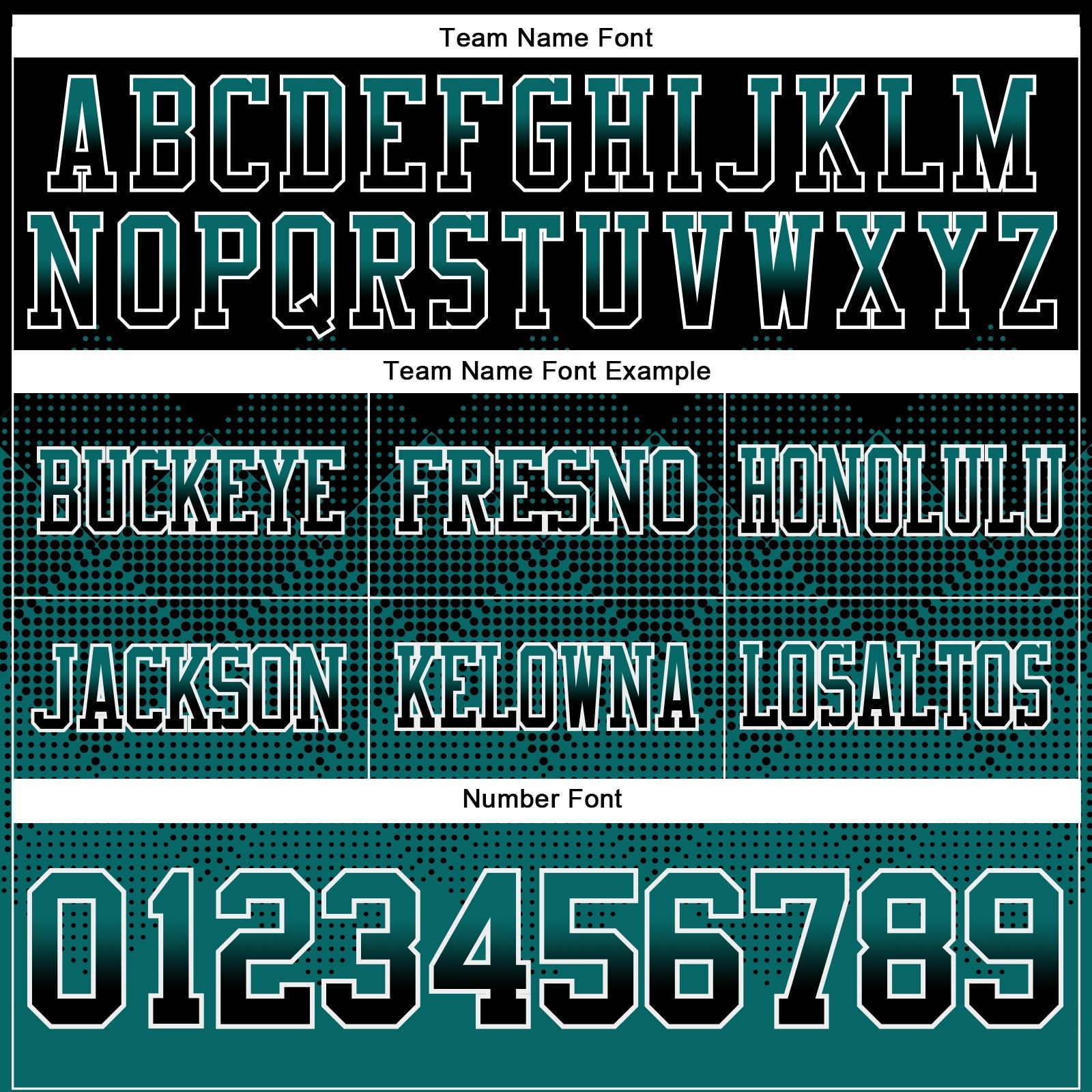 Custom Black Teal-White Authentic Gradient Square Shape 7V7 Flag Football Jersey