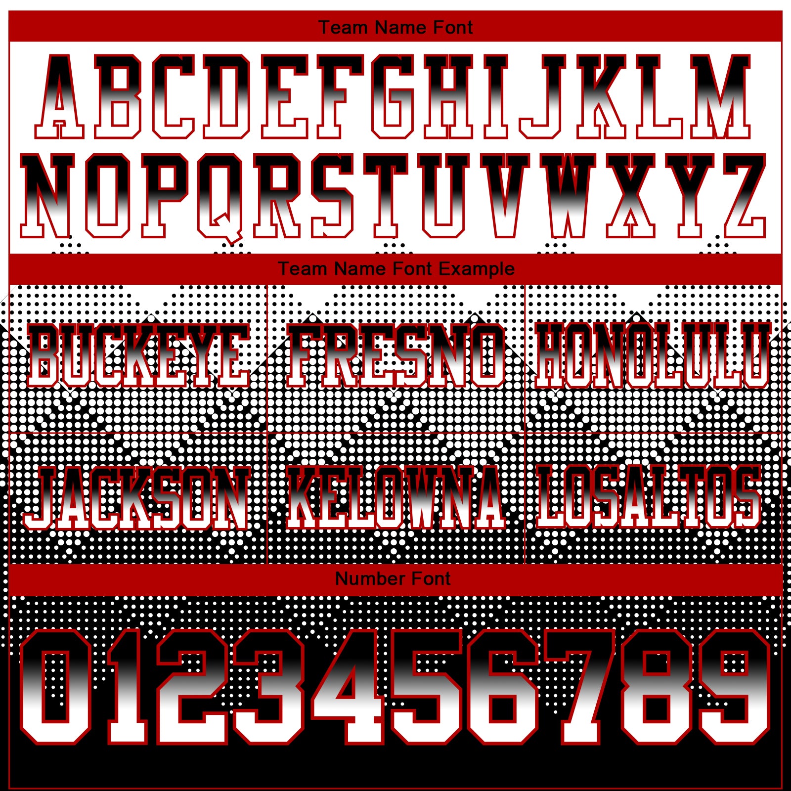 Custom White Black-Red Authentic Gradient Square Shape 7V7 Flag Football Jersey