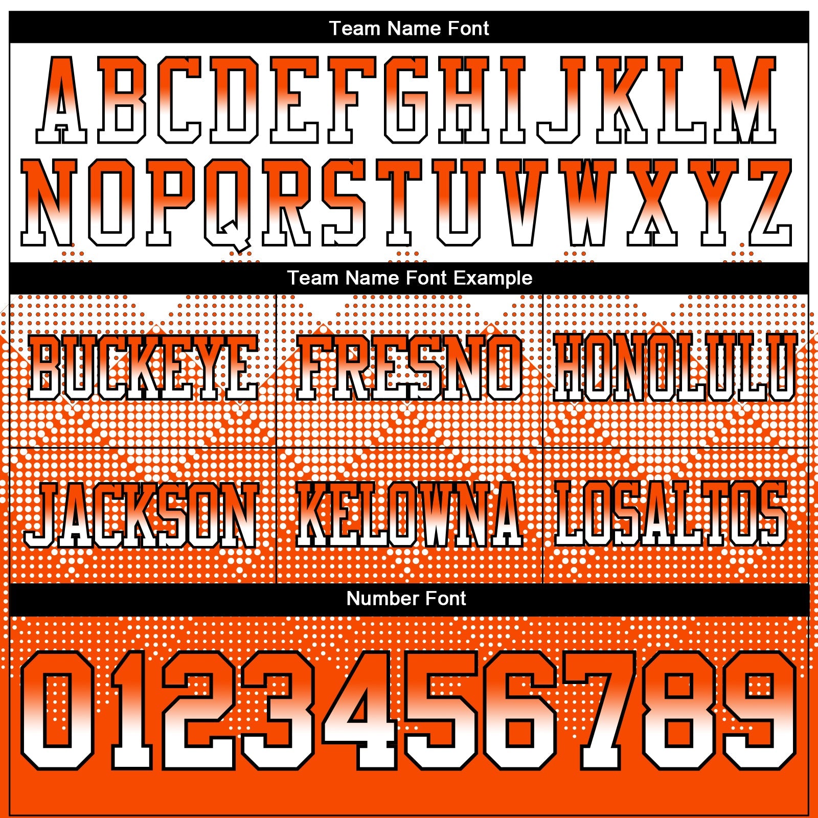 Custom White Orange-Black Authentic Gradient Square Shape 7V7 Flag Football Jersey