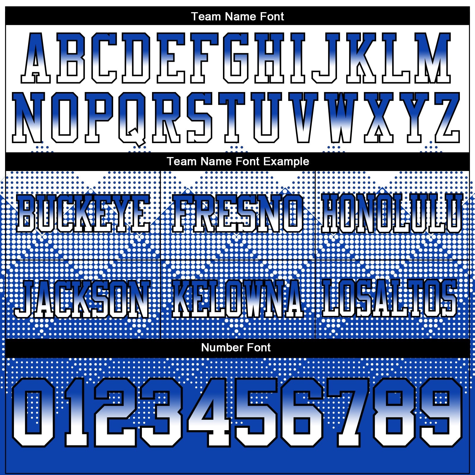 Custom White Thunder Blue-Black Authentic Gradient Square Shape 7V7 Flag Football Jersey