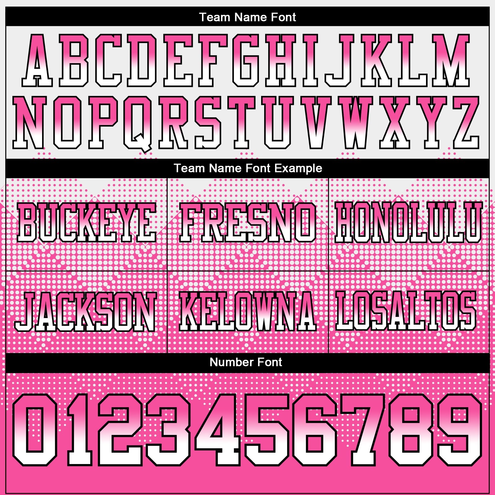 Custom White Hot Pink-Black Authentic Gradient Square Shape 7V7 Flag Football Jersey