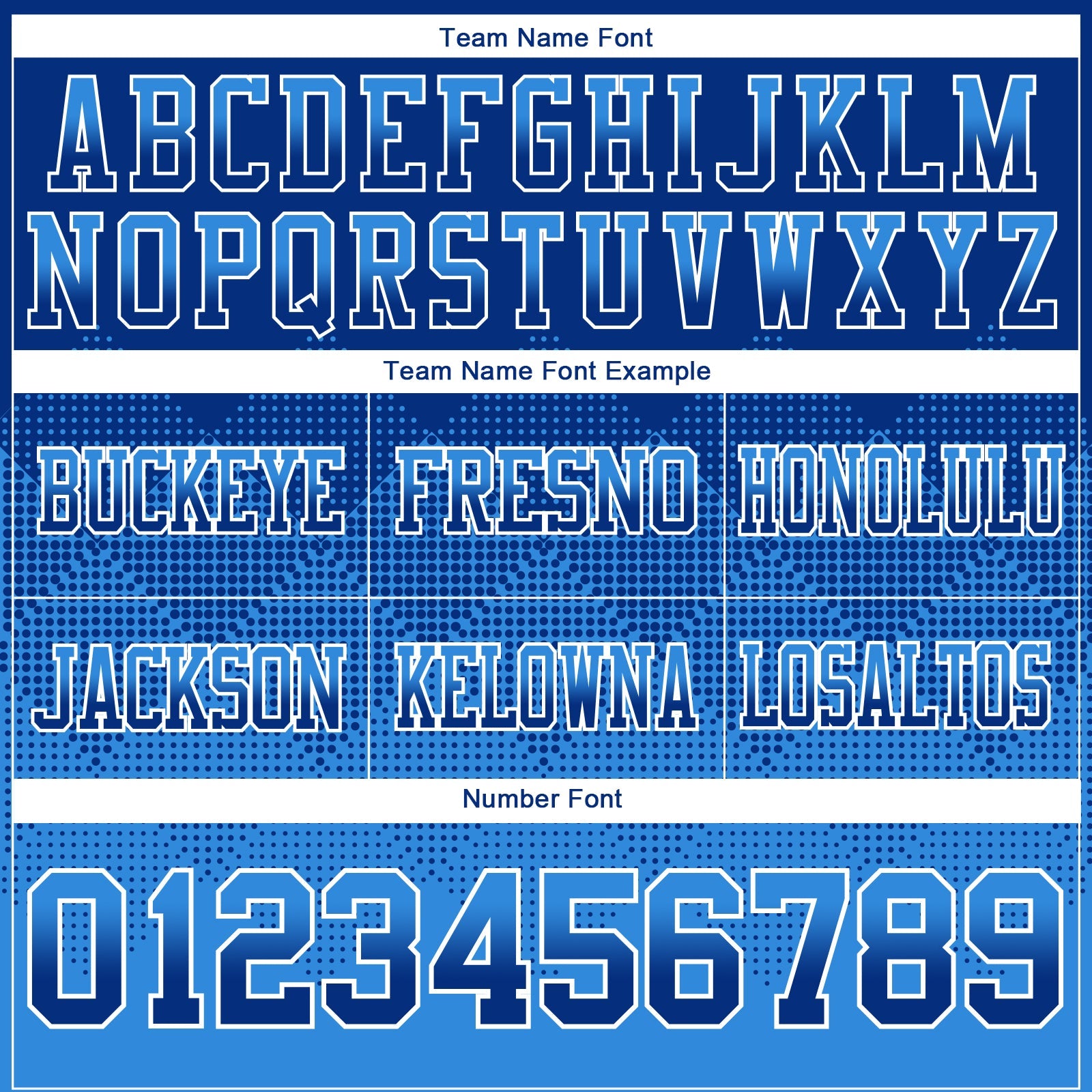 Custom Royal Powder Blue-White Authentic Gradient Square Shape 7V7 Flag Football Jersey