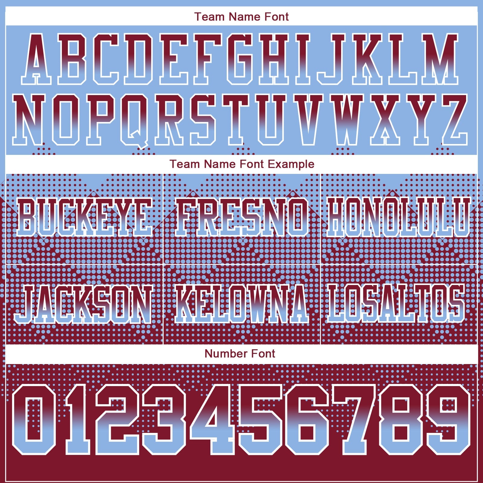Custom Light Blue Crimson-White Authentic Gradient Square Shape 7V7 Flag Football Jersey