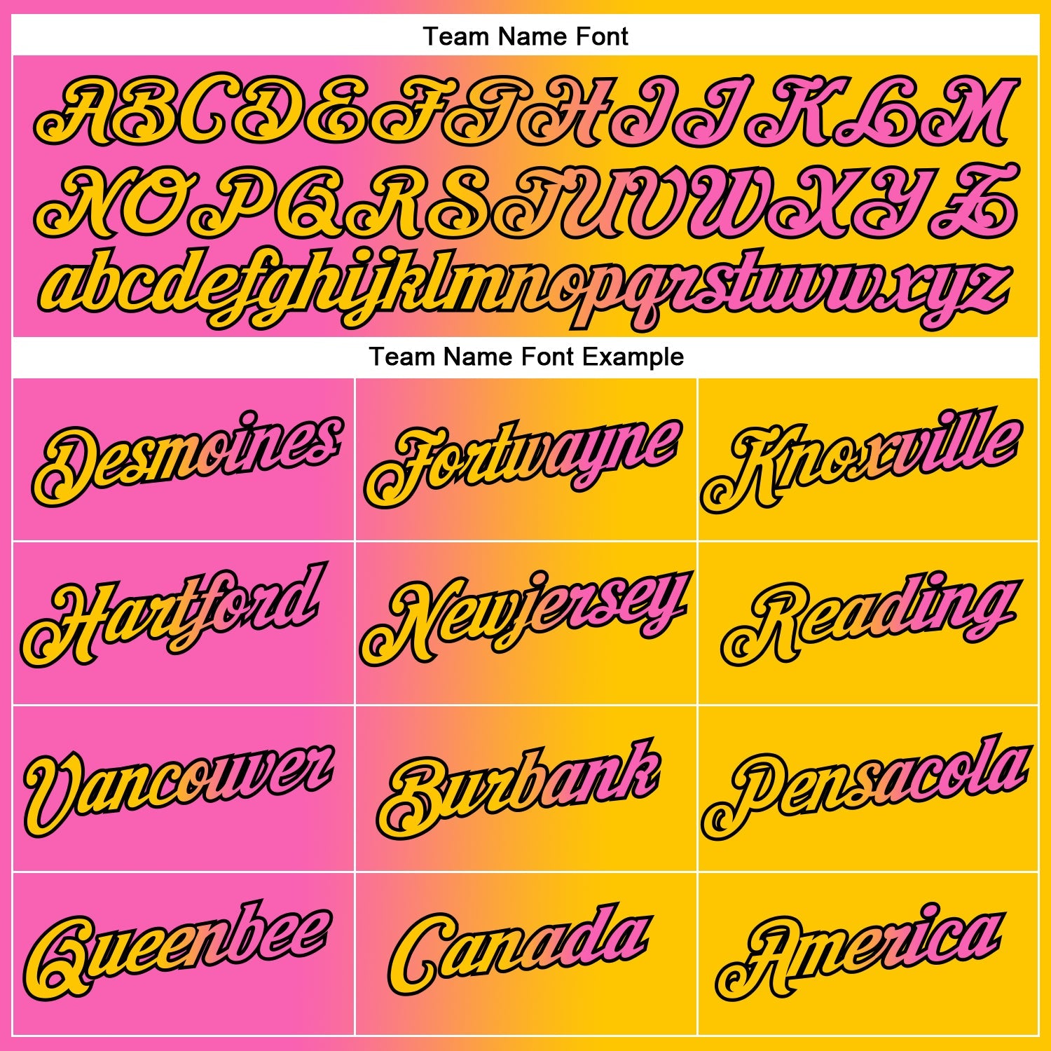 Custom Yellow Pink-Black Gradient Fashion Performance T-Shirt