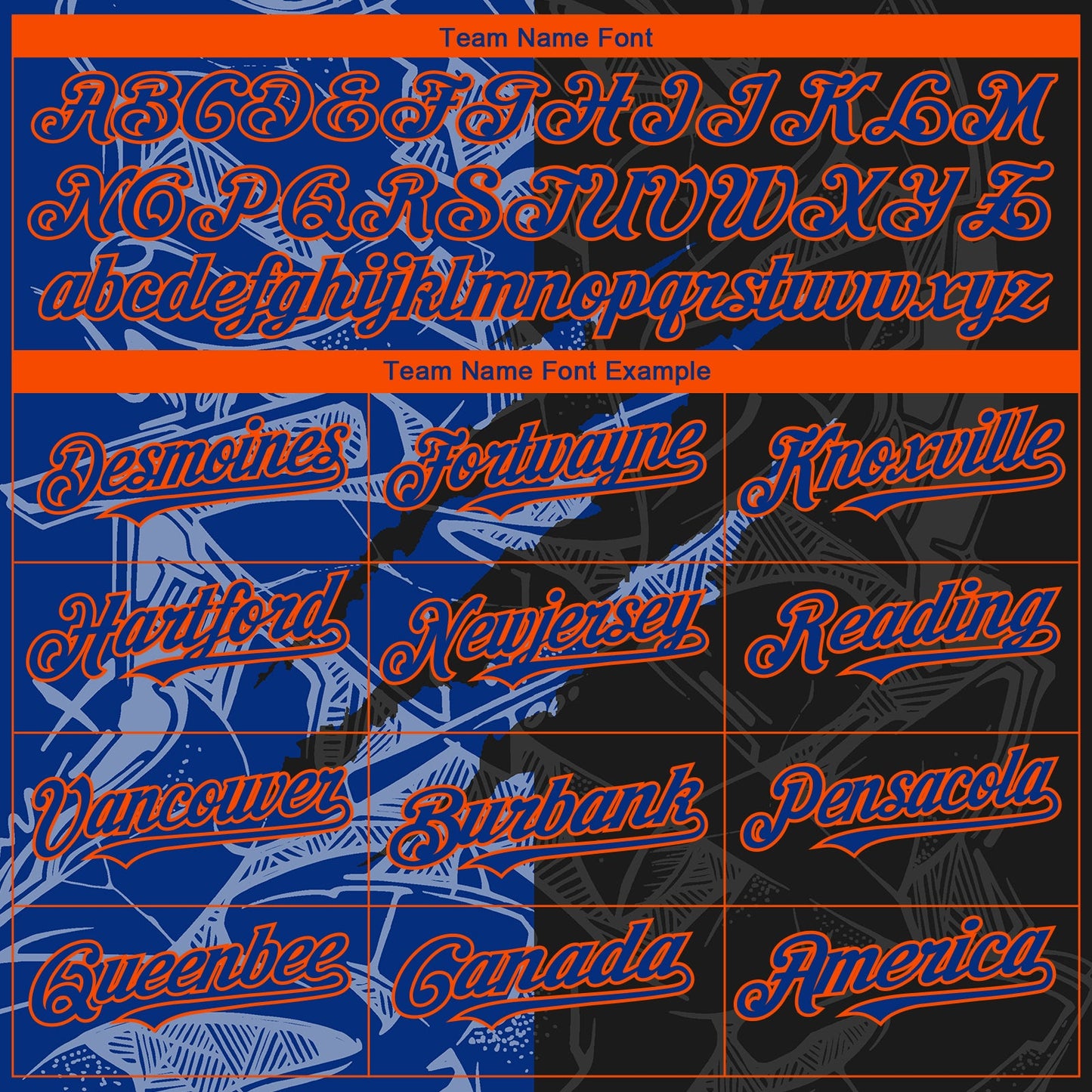Custom Stitched Graffiti Pattern Black Royal-Orange 3D Scratch Sports Pullover Sweatshirt Hoodie