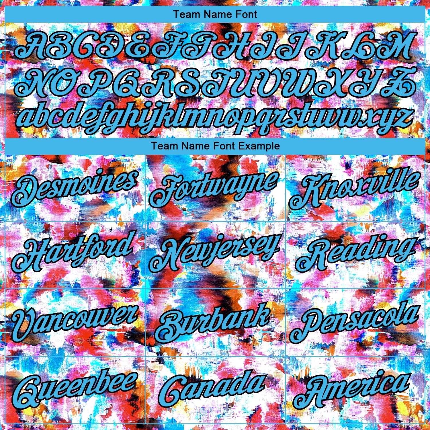 Custom Stitched Graffiti Pattern Sky Blue-Black 3D Watercolor Grunge Art Sports Pullover Sweatshirt Hoodie