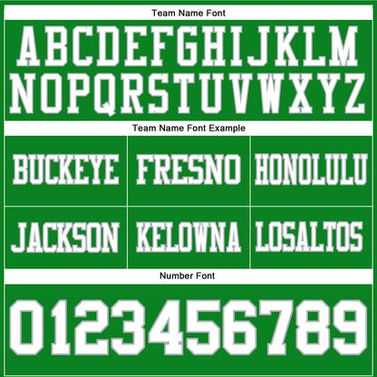 Custom Grass Green White-Gray Authentic Football Jersey