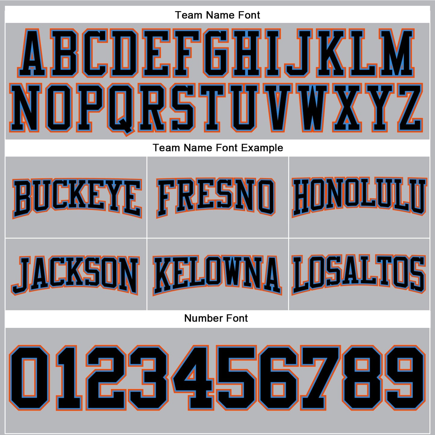 Custom Stitched Gray Black Powder Blue-Orange Football Pullover Sweatshirt Hoodie