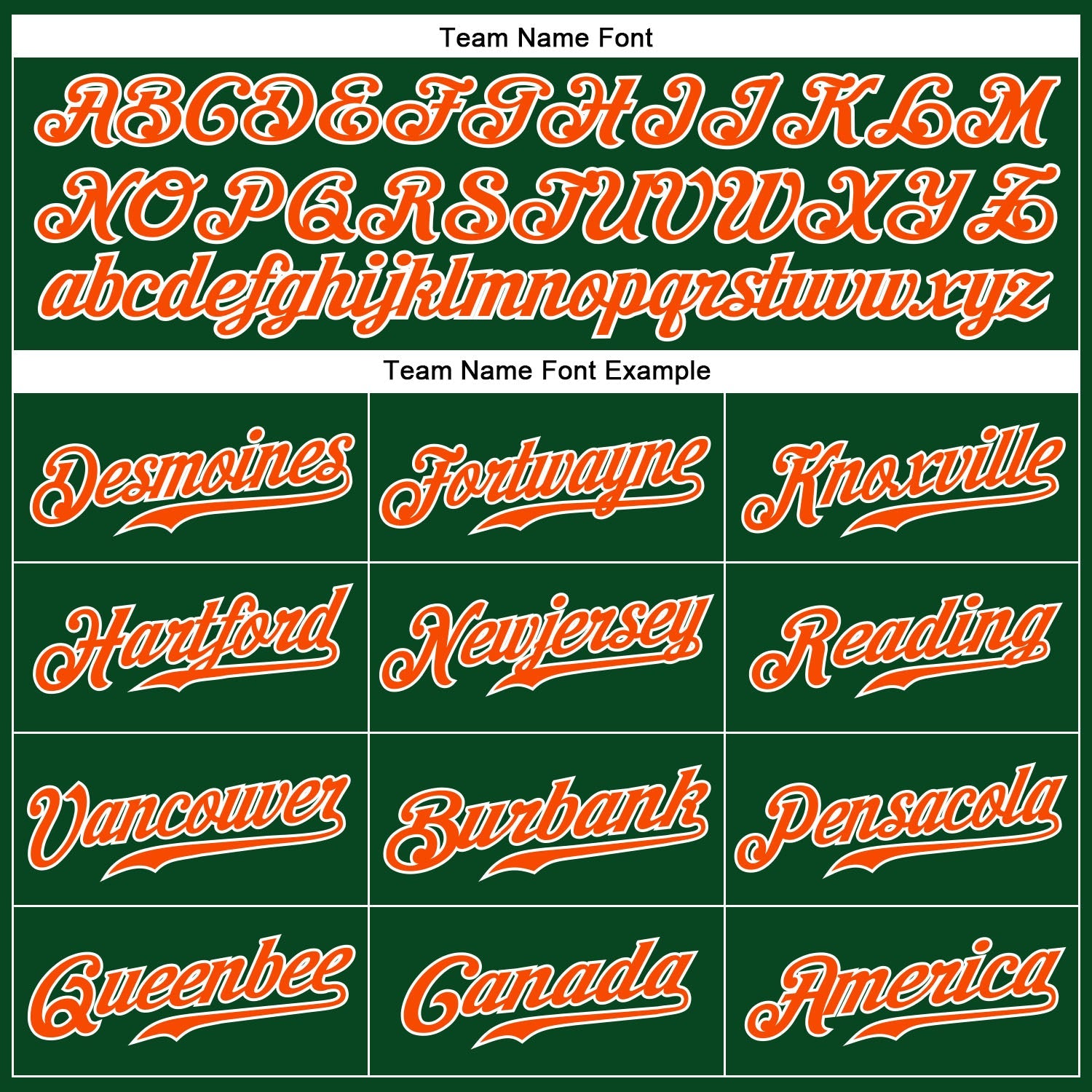 Custom Green Orange-White Authentic Baseball Jersey